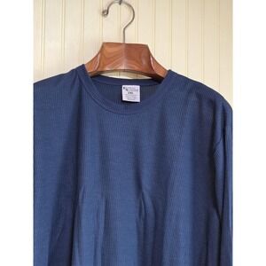 Seven Apparel Essential Sleepwear Shirt Mens 2XL Thermal Waffle Long Sleeve